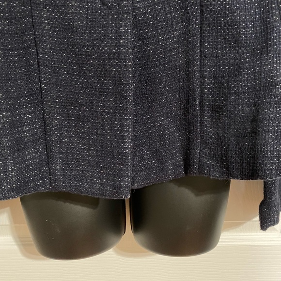 Eileen Fisher Navy Blue Linen Blend Jacket Sz S - Picture 6 of 12